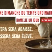 22ème Temps Ordinaire - Année C