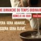 22ème Temps Ordinaire - Année C