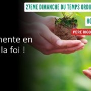 27è dimanche temps ordinaire - C