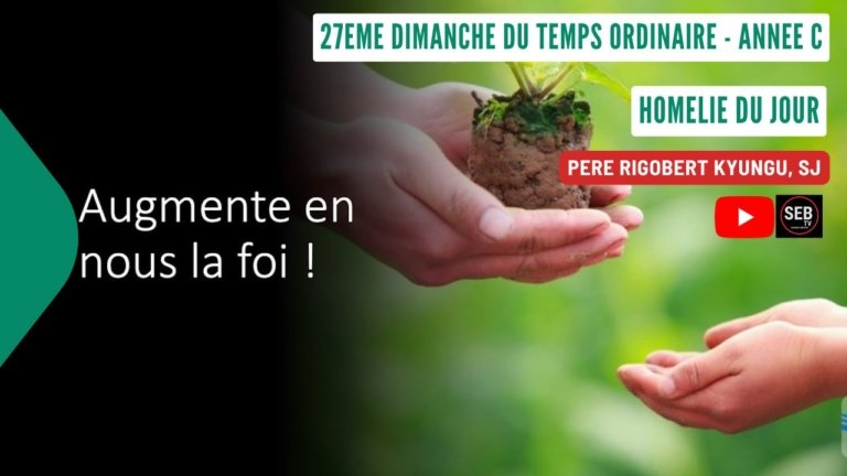 27è dimanche temps ordinaire - C